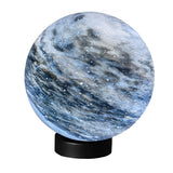 Modern Planet Inspired Glass Globe Outdoor Post Lights Waterproof Deck Fence Lighting for Garden Villa