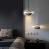 Modern Planet Shaped Acrylic Pendant Lighting LED Saturn Style Hanging Chandelier for Kitchen Island and Dining Room