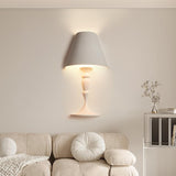 Modern Plaster LED Wall Lamp Minimalist Portrait Sconce for Picture Lighting