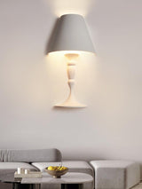 Modern Plaster LED Wall Lamp Minimalist Portrait Sconce for Picture Lighting