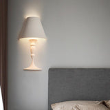 Modern Plaster LED Wall Lamp Minimalist Portrait Sconce for Picture Lighting