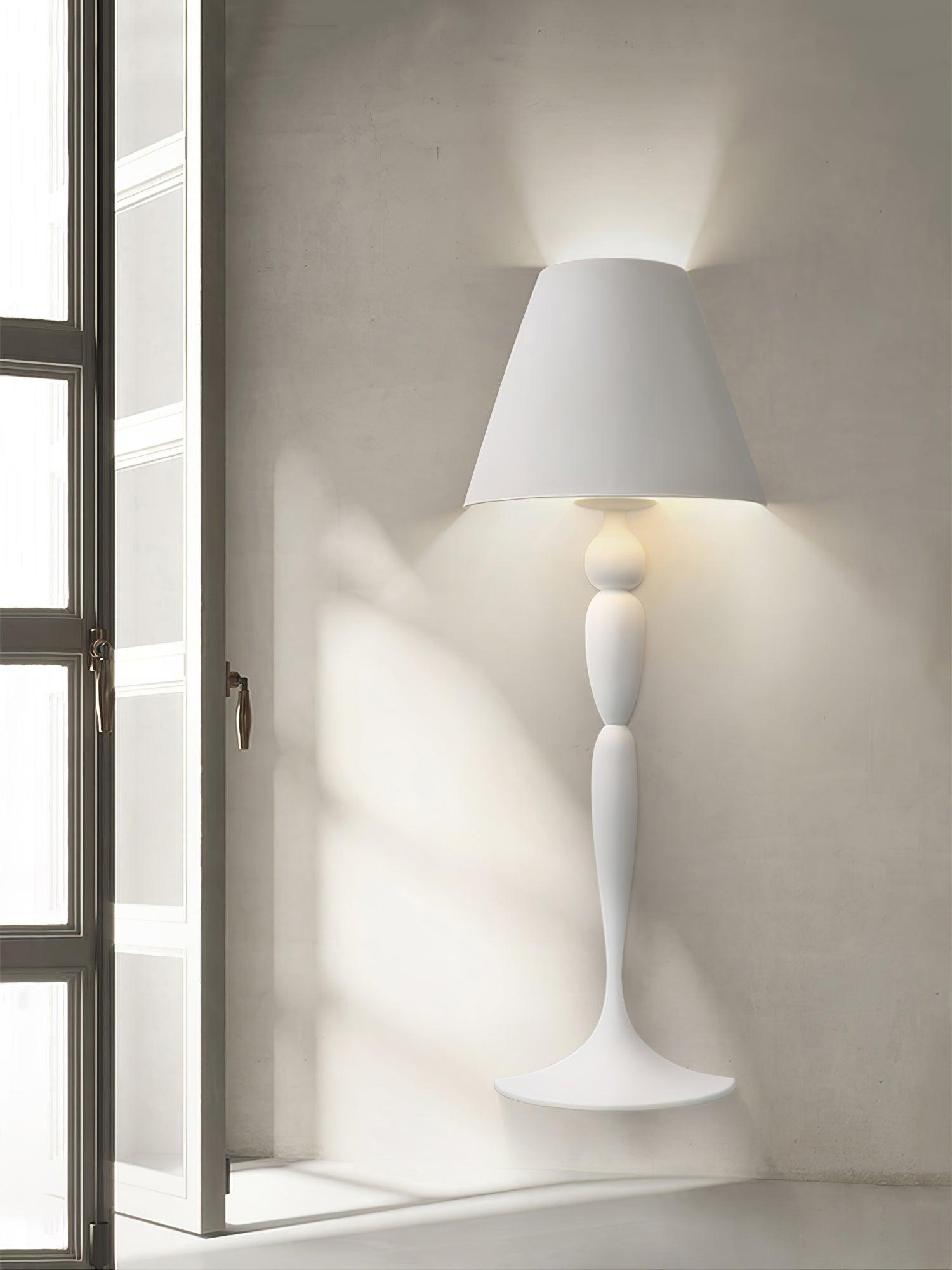 Modern Plaster LED Wall Lamp Minimalist Portrait Sconce for Picture Lighting