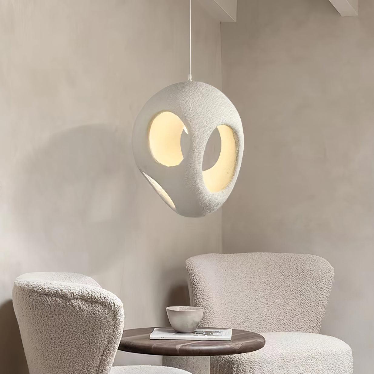 Modern Polystyrene Geometric Pendant Light for Minimalist Interior Design and Dining Room Decor