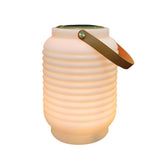 Modern Portable RGB LED Outdoor Lantern with Wireless Speaker Solar and USB Charging