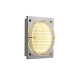 Modern Prism Shield LED Wall Sconce with Chrome Finish and Textured Glass Panel