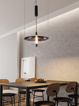 Modern Proton Cone LED Pendant Lamp Acrylic Hanging Light for Dining and Living Rooms