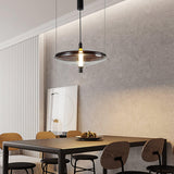 Modern Proton Cone LED Pendant Lamp Acrylic Hanging Light for Dining and Living Rooms