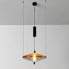 Modern Proton Cone LED Pendant Lamp Acrylic Hanging Light for Dining and Living Rooms