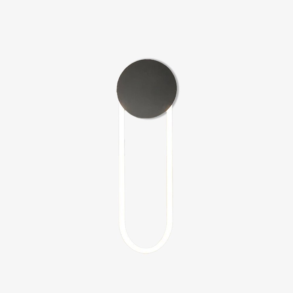 Modern RA Circular LED Wall Sconce Abstract Metal Disc Lighting for Bedroom or Living Room
