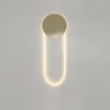 Modern RA Circular LED Wall Sconce Abstract Metal Disc Lighting for Bedroom or Living Room