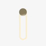 Modern RA Circular LED Wall Sconce Abstract Metal Disc Lighting for Bedroom or Living Room