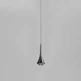Modern Rain Multi Cascading Glass LED Pendant Light Chrome Drop Chandelier for Indoor Spaces