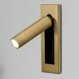 Modern Recessed LED Bedside Reading Wall Sconce Set of 2 Adjustable Swivel Light