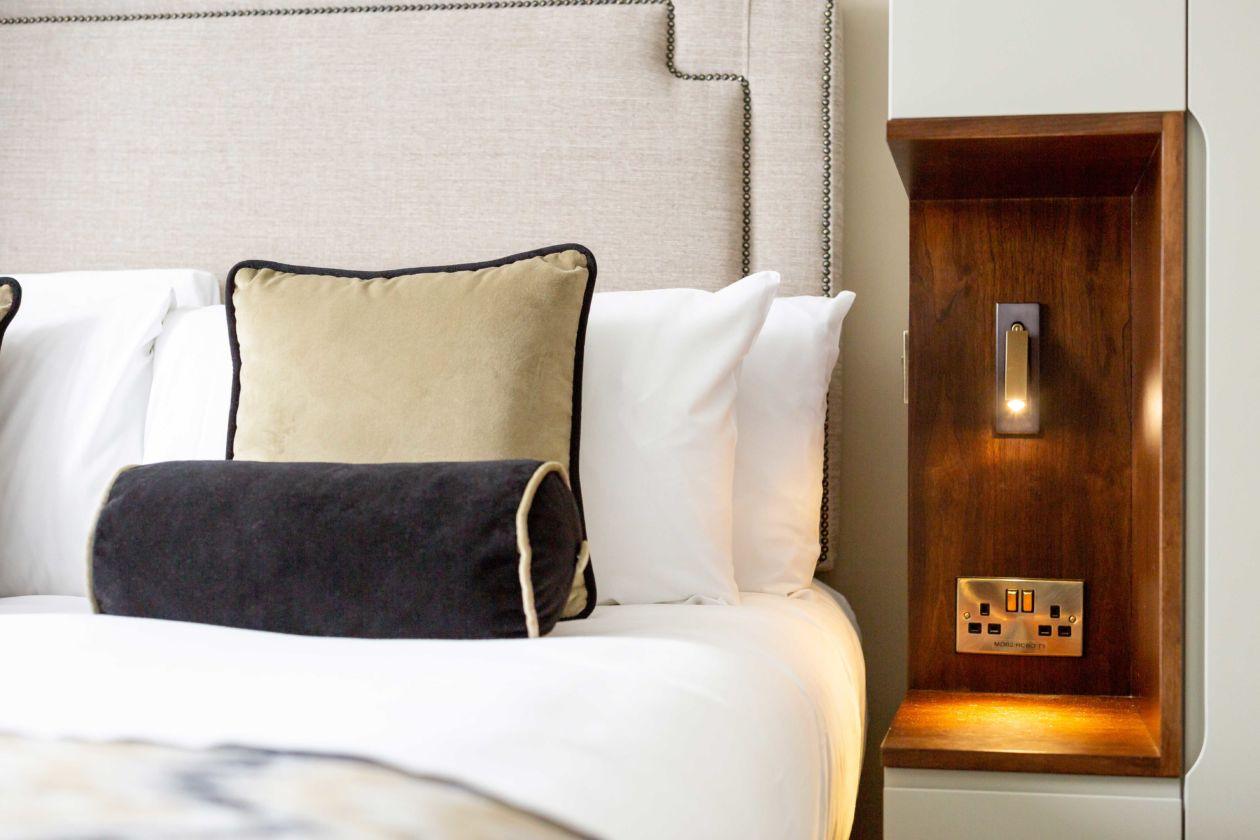 Modern Recessed LED Bedside Reading Wall Sconce Set of 2 Adjustable Swivel Light
