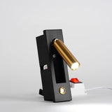Modern Recessed LED Bedside Reading Wall Sconce Set of 2 Adjustable Swivel Light