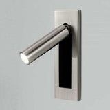 Modern Recessed LED Bedside Reading Wall Sconce Set of 2 Adjustable Swivel Light