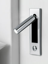 Modern Recessed LED Bedside Reading Wall Sconce Set of 2 Adjustable Swivel Light
