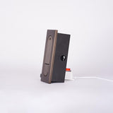 Modern Recessed LED Bedside Wall Sconce with Adjustable Reading Light and Push Button Mechanism