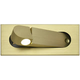 Modern Recessed LED Bedside Wall Sconce with Adjustable Reading Light and Push Button Mechanism