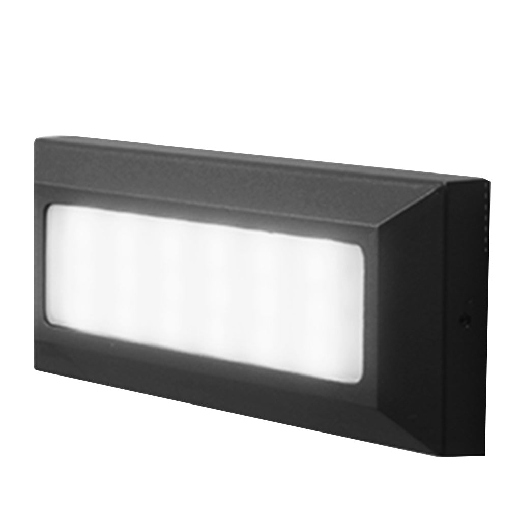 Modern Recessed Outdoor LED Step Lighting 9W Waterproof IP54 Stair and Path Lights for Exterior Deck and Walkway