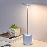 Modern Rechargeable Cordless LED Table Lamp with Touch Control Ambient Light for Restaurants and Home Use