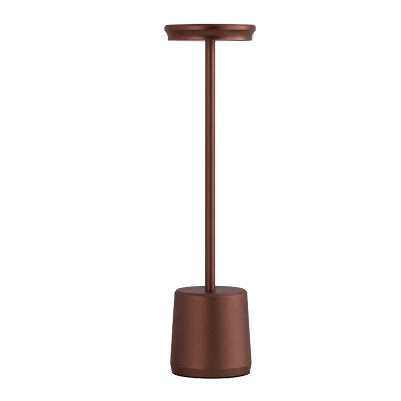 Modern Rechargeable Cordless LED Table Lamp with Touch Control Ambient Light for Restaurants and Home Use
