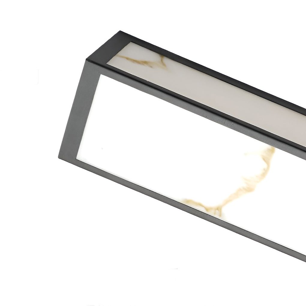 Modern Rectangle Outdoor LED Wall Sconce Waterproof Exterior Lighting for Villa and Porch