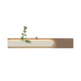 Modern Rectangular 3D Sandstone LED Wall Art Painting with Remote Control and USB Power