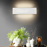 Modern Rectangular Hollow LED Wall Sconce Lighting for Bedroom and Corridors