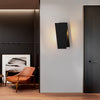 Modern Rectangular Iron LED Up and Down Wall Sconce Light Fixture for Indoor Hallways