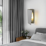 Modern Rectangular Iron LED Up and Down Wall Sconce Light Fixture for Indoor Hallways