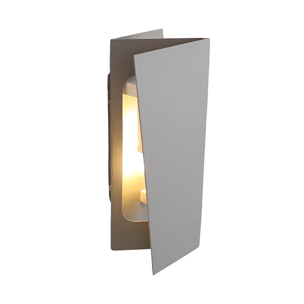 Modern Rectangular Iron LED Up and Down Wall Sconce Light Fixture for Indoor Hallways
