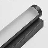 Modern Rectangular LED Flush Mount Ceiling Light Minimalist Linear Lighting in Black or White