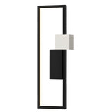 Modern Rectangular LED Indoor Wall Sconce Nordic Style Three Color Lighting Fixture