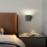 Modern Rectangular LED Wall Sconce Up and Down Light Fixture for Bedroom and Hallway