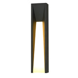 Modern Rectangular Outdoor LED Wall Sconce Waterproof 20W Stainless Steel Exterior Porch Lighting