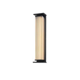 Modern Rectangular Stainless Steel Outdoor LED Wall Sconce IP65 Waterproof Exterior Lighting