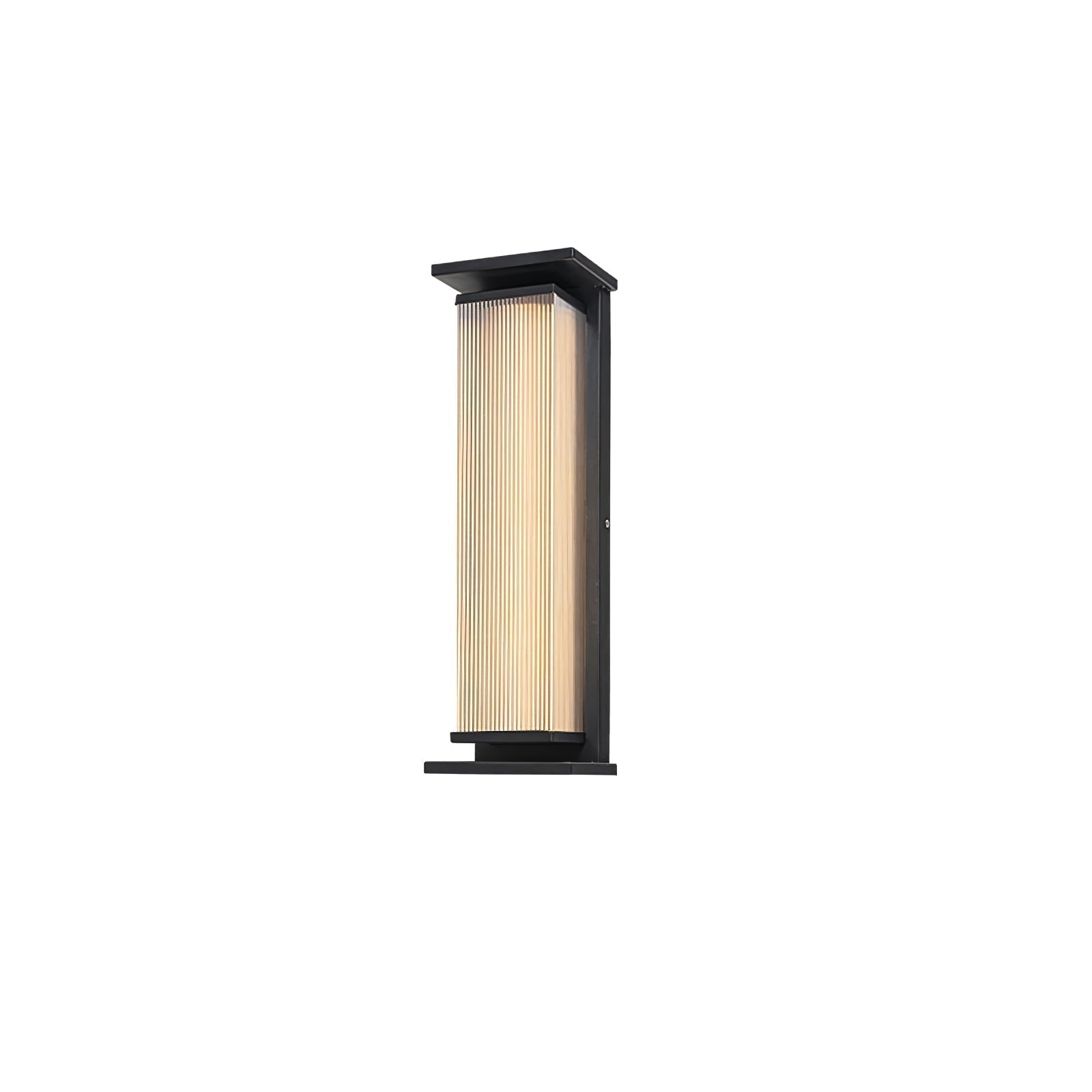 Modern Rectangular Stainless Steel Outdoor LED Wall Sconce IP65 Waterproof Exterior Lighting