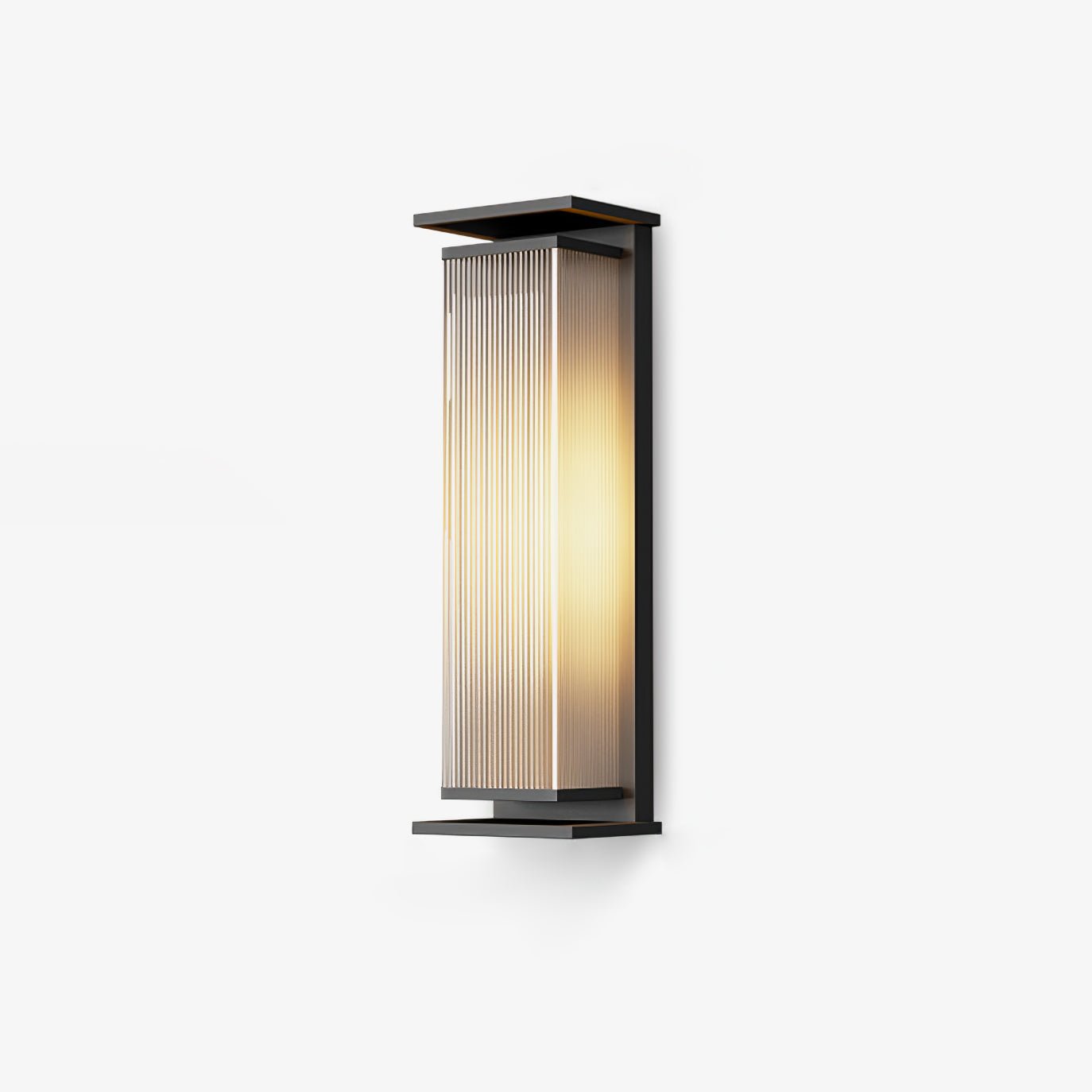 Modern Rectangular Stainless Steel Outdoor LED Wall Sconce IP65 Waterproof Exterior Lighting
