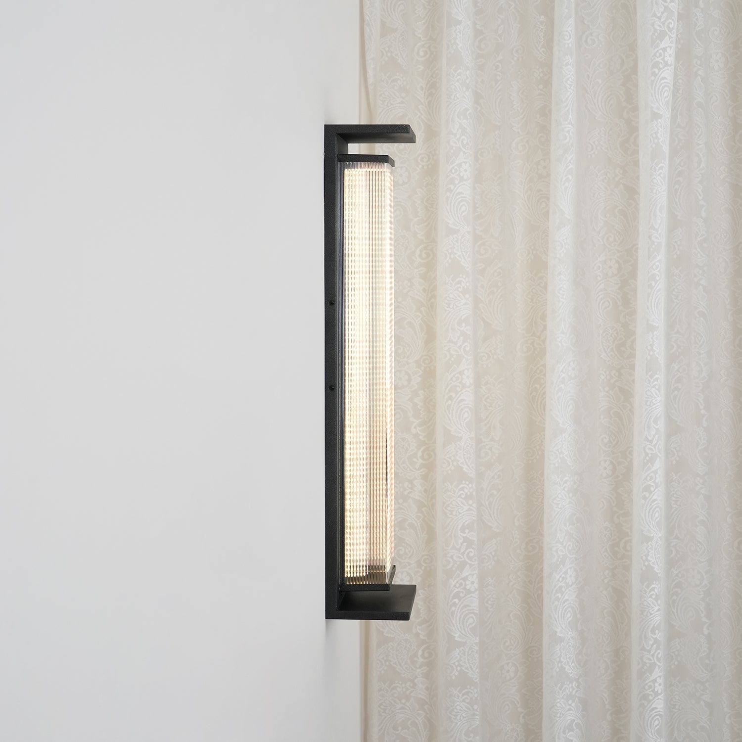 Modern Rectangular Stainless Steel Outdoor LED Wall Sconce IP65 Waterproof Exterior Lighting