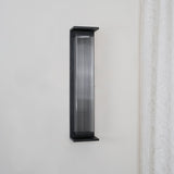 Modern Rectangular Stainless Steel Outdoor LED Wall Sconce IP65 Waterproof Exterior Lighting