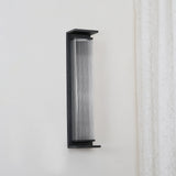 Modern Rectangular Stainless Steel Outdoor LED Wall Sconce IP65 Waterproof Exterior Lighting