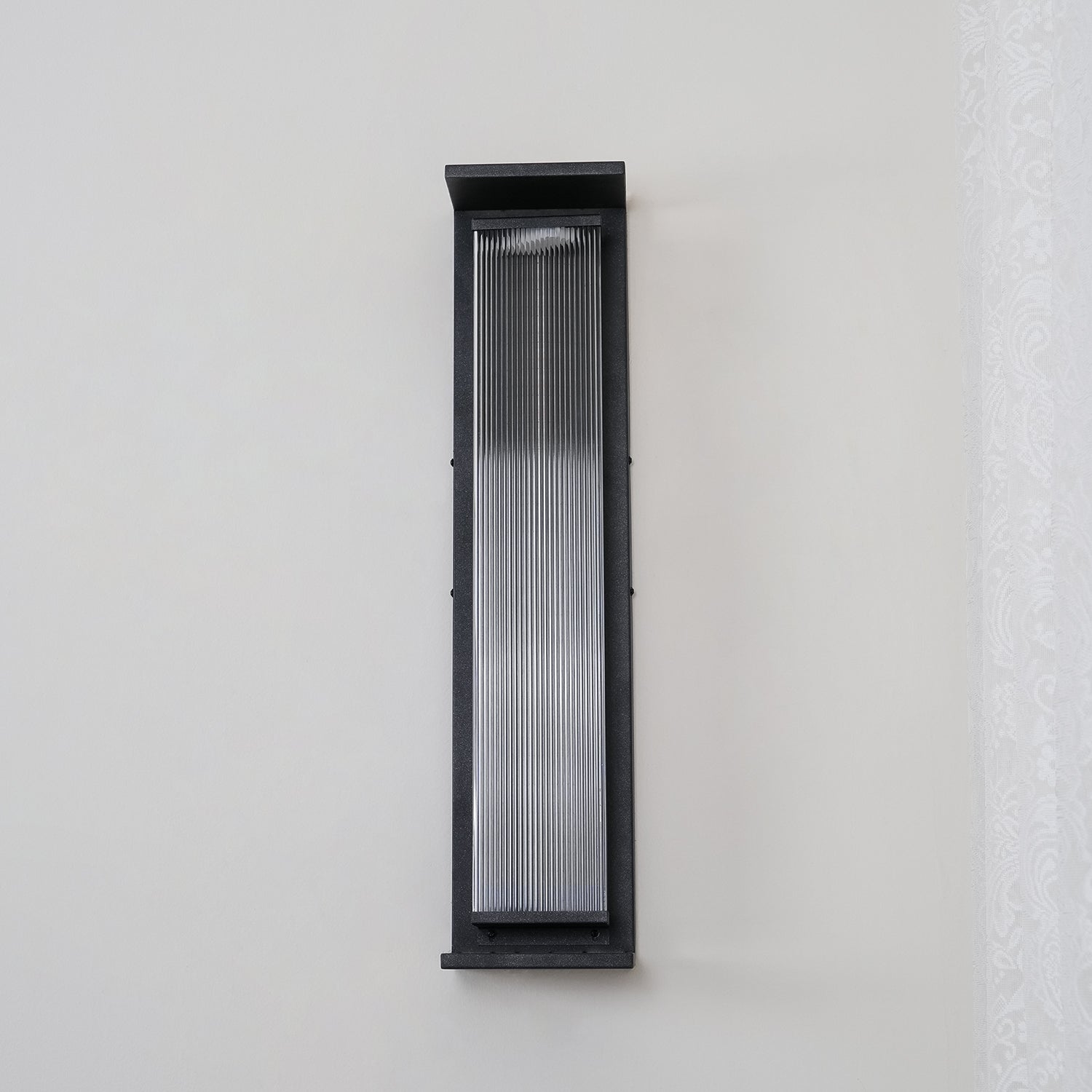 Modern Rectangular Stainless Steel Outdoor LED Wall Sconce IP65 Waterproof Exterior Lighting