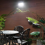 Modern Rectangular Stainless Steel Solar Motion Sensor Outdoor Wall Light with Waterproof LED Technology