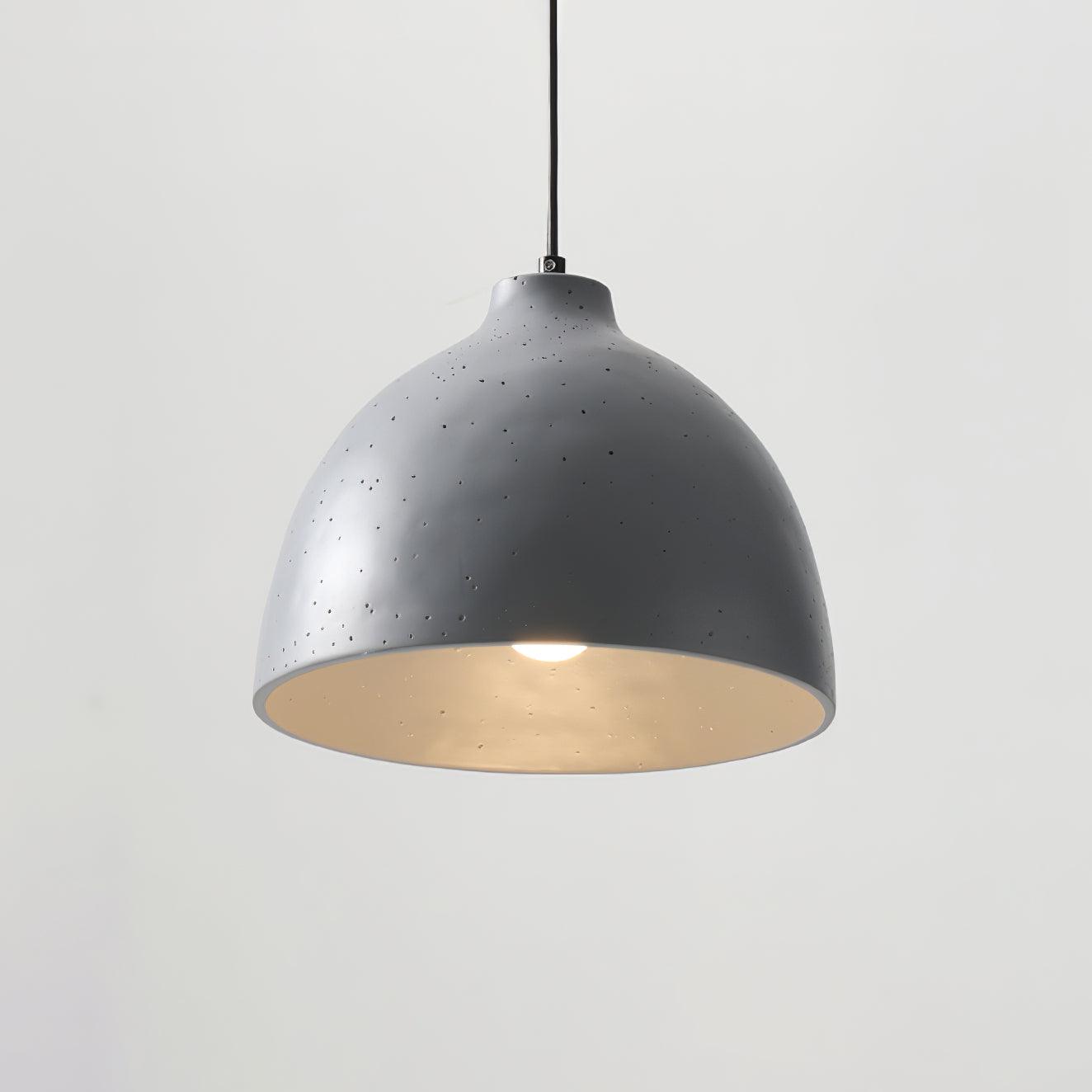 Modern Resin Bowl Pendant Light Hanging Ceiling Lamp for Kitchen and Dining Room