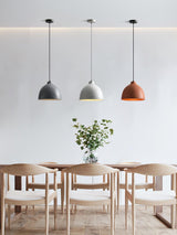Modern Resin Bowl Pendant Light Hanging Ceiling Lamp for Kitchen and Dining Room