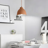Modern Resin Dome Pendant Light with Adjustable Hanging Cord for Kitchen and Dining Room