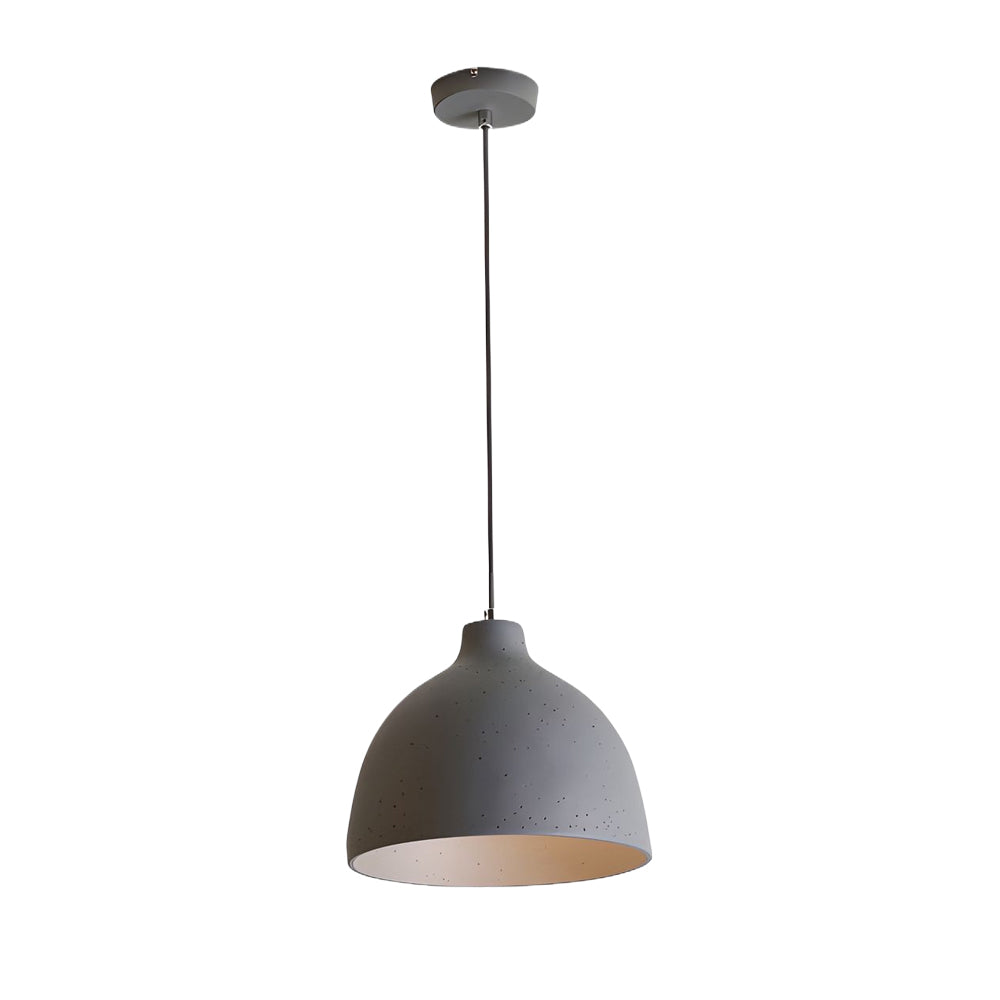 Modern Resin Dome Pendant Light with Adjustable Hanging Cord for Kitchen and Dining Room