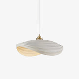 Modern Resin Flow Form Layered Pendant Light Organic Sculptural Ceiling Lamp