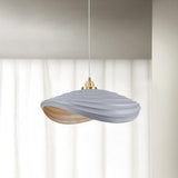 Modern Resin Flow Form Layered Pendant Light Organic Sculptural Ceiling Lamp